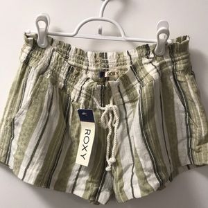 NWT Roxy striped lounge shorts